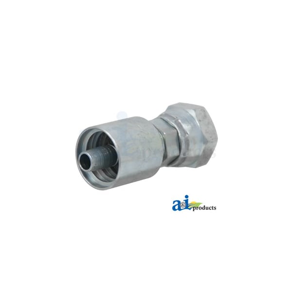 Din Light 24 degree Seat Female Swivel with O-Ring 3" x2" x2"